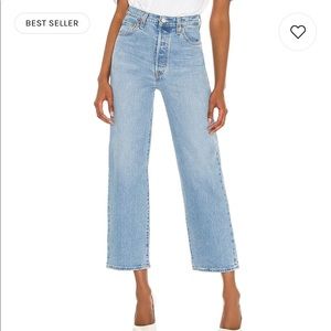 LEVI’S Ribcage Straight Ankle